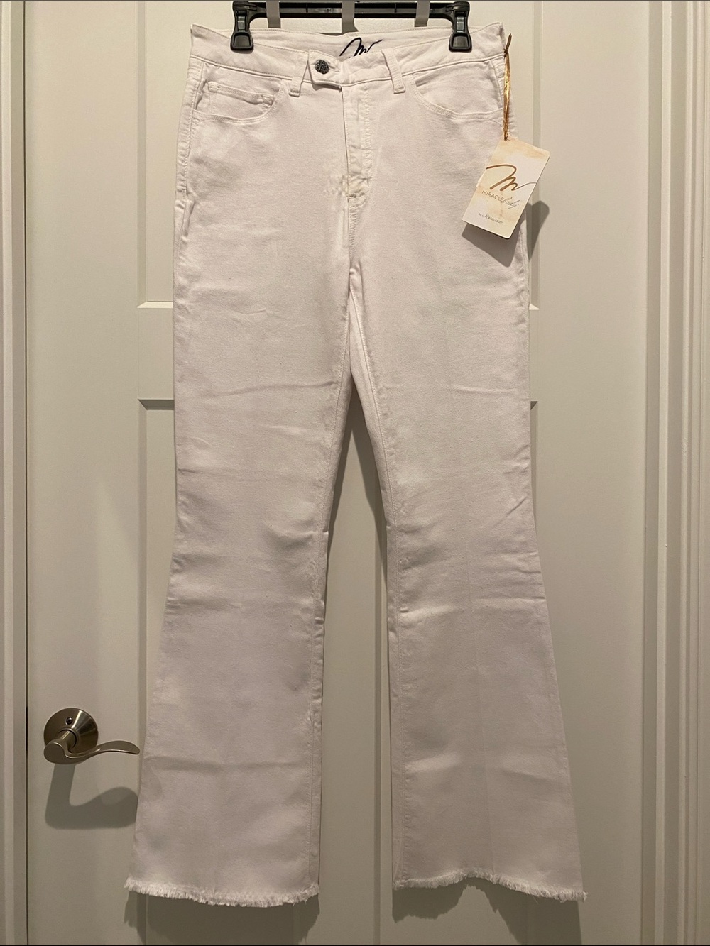 Miraclebody by Miraclesuit White Women's Flare Jeans